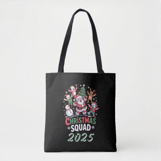 2025年クリスマスチーム サンタの家族 トートバッグ (正面)