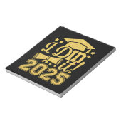 ２０２５年卒業おめでとう２０２５卒 ノートパッド (回転)