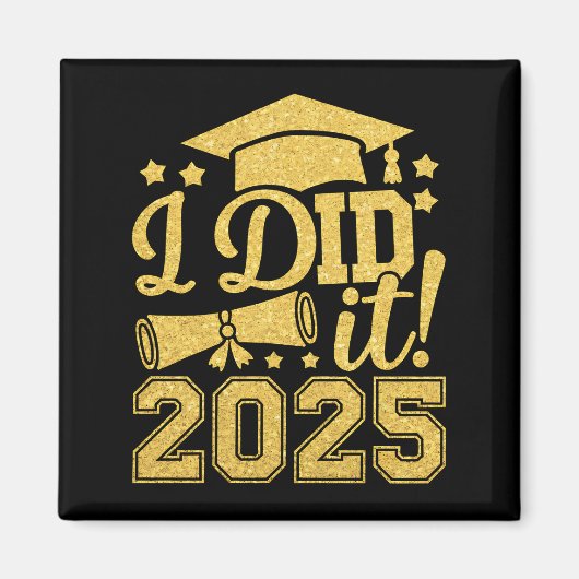2025年卒業おめでとう2025卒 マグネット (正面)