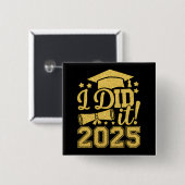 ２０２５年卒業者 卒業おめでとう 缶バッジ (正面&裏面)
