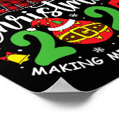 2025年家族でお揃いクリスマスパーティー サンタの仲間たち ポスター (角)
