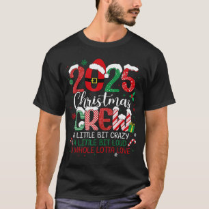 2025年家族でお揃いクリスマス衣装 クリスマスチームS Tシャツ