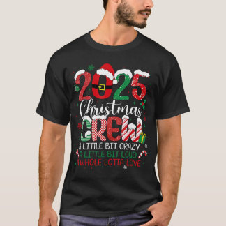 2025年家族でお揃いクリスマス衣装 クリスマスチームS Tシャツ