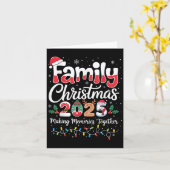 ２０２５年家族クリスマスのマッチングコーデ　クリスマスの仲間たちＳ カード (黄色い花)