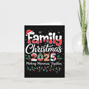 2025年家族クリスマスのマッチングコーデ クリスマスの仲間たちS カード