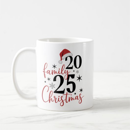 2025年家族クリスマス再会マッチング コーヒーマグカップ (左)