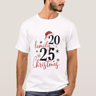 2025年家族クリスマス再会マッチング Tシャツ
