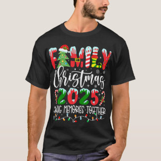 2025年家族クリスマス 一緒に作る思い出 Tシャツ
