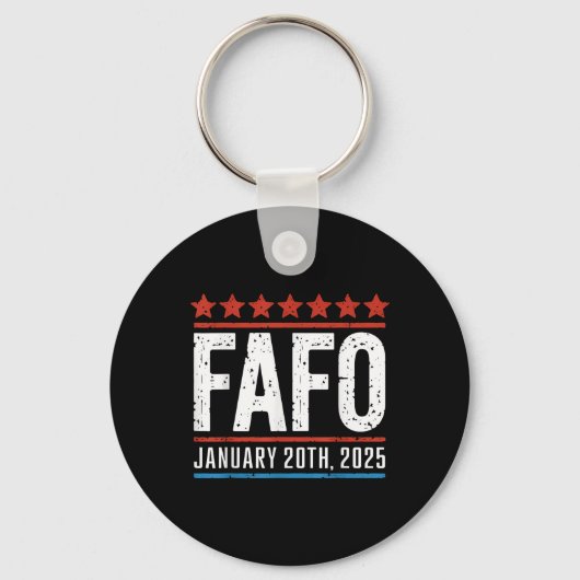 ２０２５年１月２０日米大統領就任式 Fafo キーホルダー (正面)