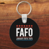 ２０２５年１月２０日米大統領就任式 Fafo キーホルダー (正面)