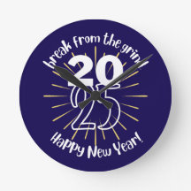 2025年 新年 時計