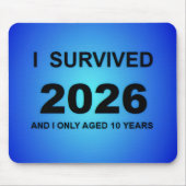 2026年を生き延びた! マウスパッド (正面)