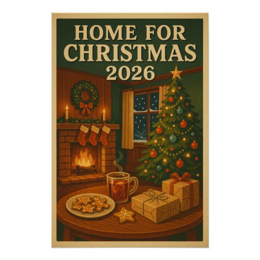 ２０２６年クリスマスのホーム ポスター (正面)