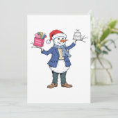 ２０２６年クリスマスの雪だるまイベントオーガナイザー ホリデー 案内状 (スタンド正面)