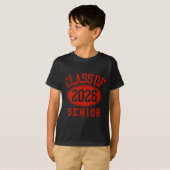 2026年卒クラス シニア向けバックデザイン Tシャツ (正面フル)