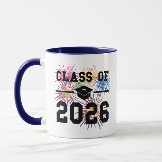 2026年卒業クラス 高校最後の一年 マグカップ (左)