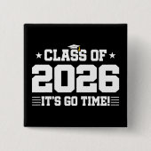 2026年卒業 いよいよ始まる ヴァーシティー卒業 缶バッジ (正面)