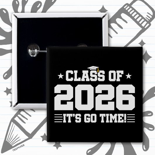 2026年卒業 いよいよ始まる ヴァーシティー卒業 缶バッジ