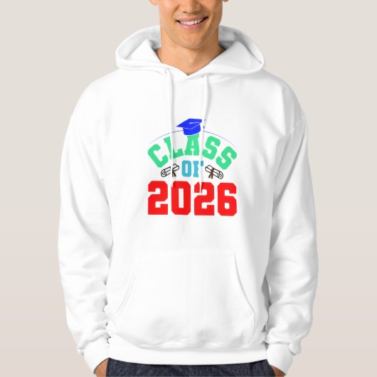 ２０２６年卒業 スウェットシャツ 高校生・大学生デザイン (正面)