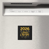 2026年大晦日パーティーグッズ 謹賀新年 F マグネット (インサイチュ (食洗機))