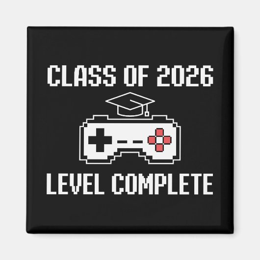 2026年度卒 Gaming 卒業おめでとう マグネット (正面)