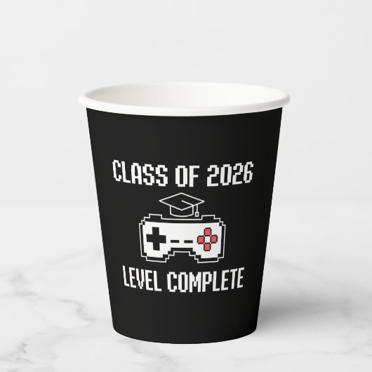 ２０２６年度卒 Gaming 卒業おめでとう 紙コップ (正面)