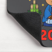 ２０２６年新年おめでとう かわいい馬の和風のお祝い マウスパッド (コーナー)