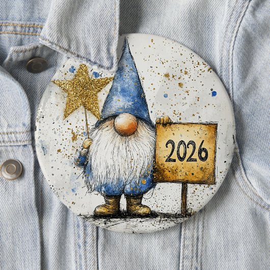 2026年新年おめでとう、年明けのお祝い 缶バッジ (インサイチュ)