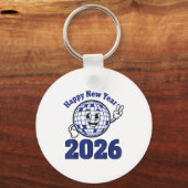 ２０２６年新年お祝いデザイン キーホルダー (正面)