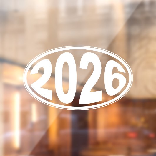 ２０２６年新年オーバル ウィンドウサイン (シート2)