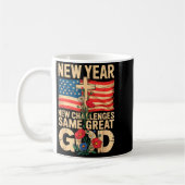 2026年新年クリスチャンの挑戦同じ素晴らしい コーヒーマグカップ (左)