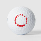 2026年新年ゴルフボール ゴルフボール (正面)