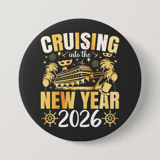 2026年新年ラウンドクルーズ 缶バッジ (正面)