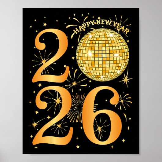 2026年新年花火カウントダウンパーティー ポスター (正面)
