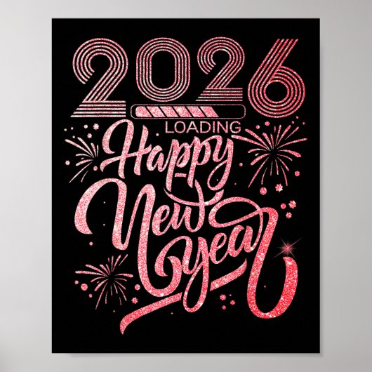 ２０２６年新年花火パーティー ポスター (正面)