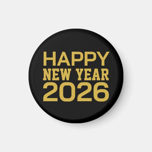 2026年新年Tシャツ マグネット (正面)