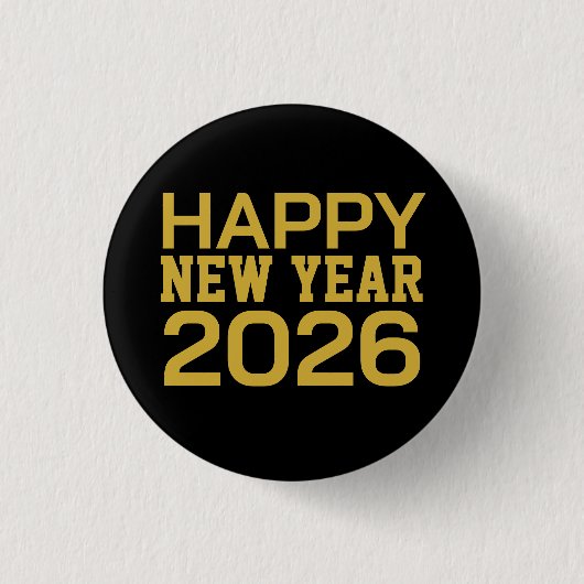 2026年新年Tシャツ 缶バッジ (正面)
