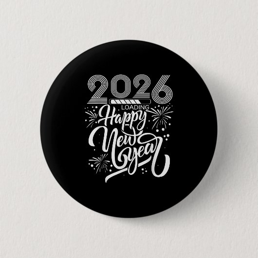 2026年花火カウントダウン新年パーティー 缶バッジ (正面)