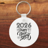 2026年謹賀新年+花火 キーホルダー (正面)