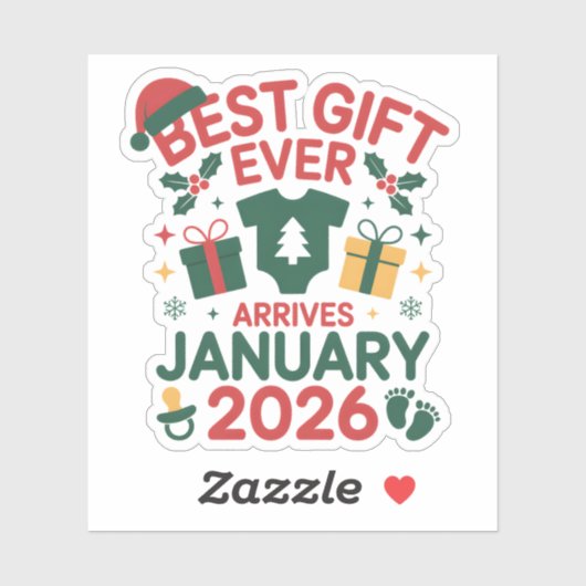 2026年1月クリスマスの最高の贈り物 カップル シール (シート)