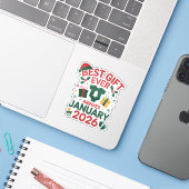 2026年1月クリスマスの最高の贈り物 カップル シール (ノートパソコンとiPhone)
