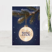 ２０２６年 フルムーン クリスマス オブジェ カード (正面)