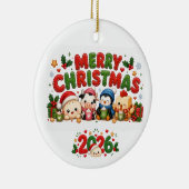 ２０２６年 メリークリスマス セラミックオーナメント (右)