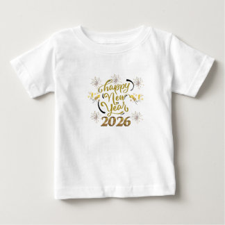 ２０２６年　新年おめでとうトッズTシャツ ベビーTシャツ