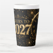 2027年乾杯! カフェラテマグ (正面)
