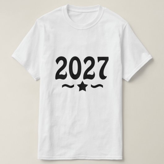2027年卒業クラス Tシャツ (デザイン正面)