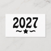 ２０２７年度　スタークラス　卒業式 名刺 (正面)