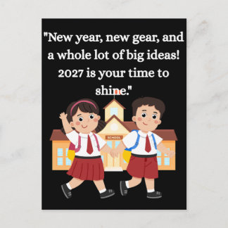 ２０２７年度　新しい学年　子どもたちのやる気を引き出す ポストカード