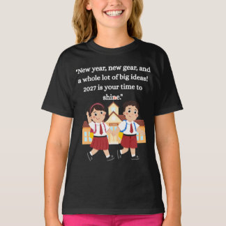 ２０２７年度　新しい学年　子どもたちのやる気を引き出す Tシャツ