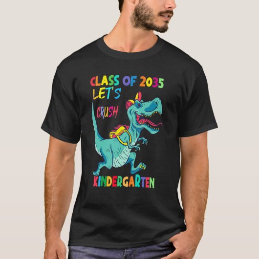 2035年卒 幼稚園男子校をぶっ潰そう Tシャツ (正面)